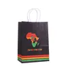 Bolsa de Mano Festival de Junio Transfronterizo Moderna Fresca Casual Bolsa de Empaque Souvenir Fiesta Navideña Bolsa de Regalo de Papel Kraft Mayoreo