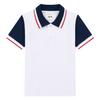 Polo de solapa para niños con logotipo estampado personalizado, ropa de clase, camisa cultural de manga corta, ropa de grupo de jardín de infancia, bordado al por mayor