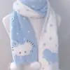 Em Estoque Estilo Xiaohongshu Cachecol de Rato Fofo Inverno Pelúcia Grosso Estilo Coreano Menina Doce Aquecedor de Pescoço