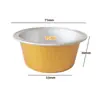 5-230ml tamaño pequeño té de enzimas polvo para la salud taza de papel de aluminio paquete de café caja de lata dorada 10