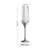 Copa de Vino Tinto Cónica de Cristal de Cristal Creativo Copa de Vino Copa de Cóctel Vidrio para Soda con Burbujas Vidrio Alto