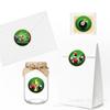 KK200 Amazon billar fiesta de billar bolsa de papel vaso de agua de vidrio decoración pegatina adhesiva