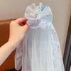 Coroa de princesa super fada infantil véu acessórios de cabelo Coroa de menina fita grampo de cabelo grampo de cabelo de menina cocar