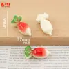 Nuevo Modelo de Serie de Verduras Semi-Tridimensional, Accesorios de Resina de Pegamento de Crema DIY Hechos a Mano, Adornos para el Cabello, Colgantes Decorativos