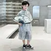 Yan Chu comércio exterior terno Tang verão antigo nova moda estilo estrangeiro terno Tang estilo estrangeiro coreano terno Tang Guoxue uma geração de cabelo