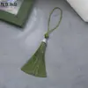 Borla de Cuentas Linglong de 8 cm Nudo Chino de Poliéster Colgante para Disfraz Hanfu Colgante de Metal Marcador de Libros Colgante Pequeño