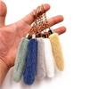 Lindo Llavero de Felpa con Borla Colgante de Bolsa de Dibujos Animados Llavero con Anillo Colgante Accesorios Regalo Creativo