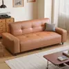 26 modelos nuevos de sofás de cuero resistentes a los arañazos de gatos para apartamentos pequeños, diseños sencillos de líneas rectas para propiedades de alquiler, tiendas, oficinas, áreas de recepción y salas de estar