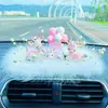 Adorno para Coche de Ciervo para Viaje Seguro Perfume para Coche Celebridad de Internet Incienso Suministros de Decoración Interior para Coche Nuevo Juego Completo Femenino
