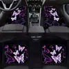 Juego Cuatro Piezas de Terciopelo de Cristal Americano Transfronterizo de Alfombrillas Universales para Coche, Alfombrillas Antideslizantes y Resistentes al Desgaste, Etiquetado y Entrega
