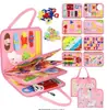 Placa de Aprendizagem de Feltro Amazon Transfronteiriça Placa de Vestir Educacional Educação Infantil DIY Brinquedos Infantis Placa Ocupada de Feltro