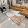 Alfombra sencilla para sala de estar, alfombra de terciopelo de cristal para el hogar, manta para mesa de centro con cubierta completa, manta para mesita de noche de dormitorio, alfombra para pies resistente a las manchas y fácil de cuidar