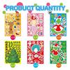 Pegatinas navideñas de papel, pegatinas para fiestas infantiles, pegatinas hechas a mano, pegatinas para regalo de Navidad