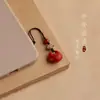 Explosiones en vivo cinnabar nube auspiciosa candado de la suerte colgante este año nube auspiciosa colgante arena roja bajo contenido regalo venta al por mayor