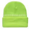 Venta directa de fábrica comercio exterior gorro de punto con pestaña acrílica gorro de punto con placa de luz