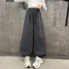 Calça Esportiva Feminina Primavera 2026 Novo Estilo para Crianças Maiores, Calça Wide-Leg para Meninas, Calça Reta Estilo Coreano para Estudantes, Tendência Primavera e Outono