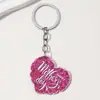Nuevo Llavero con Letra Inglesa MAMA Corazón TE AMO MAMÁ Corazón Llavero del Día de la Madre Regalo