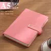 Caderno de Reunião de Escritório em Couro PU com Fecho, Logo Personalizável, Estilo Fecho