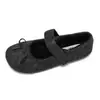 Zapatos de Algodón con Pelo Antideslizantes de Fondo Plano Cálidos de Terciopelo Francés Retro para Mujer 2026 Nuevos Versátiles Mary Jane Otoño/Invierno