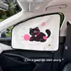 Cortina de Tela para Parasol de Coche con Gato de Dibujos Animados Blue Rain, Protección Solar y Aislamiento Térmico, Cortina Lateral de Coche, Cortina Parasol para Bebé