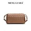 Bolsa de Mujer Tejida a Mano de Venta Caliente Transfronteriza, Bolso Cruzado Casual y Versátil, Bolso de Mano con Múltiples Compartimentos, Bolso Cuadrado Pequeño, Bolso de Hombro de Moda