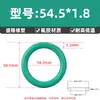Sello O-Ring de Caucho Fluorado Resistente al Aceite Diámetro de Alambre 1.8mm* Diámetro Interior 1.6-166 Sello de Goma Tipo O