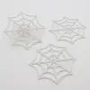 Variedad transfronteriza de bolsa de telaraña de lentejuelas Accesorios de Halloween decoración de sitio telaraña 8-25CM