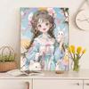Pintura al Óleo Digital DIY Pintura al Óleo Hecha a Mano Colorear Regalo de Cumpleaños Exquisita Pintura Acrílica Decorativa Pintada a Mano Puesto Mayorista