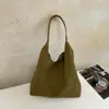 Bolsa tote estilosa e moderna para o outono, design minimalista, estilo de nicho, bolsa de ombro, grande capacidade