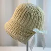 Sombrero de pescador de estilo coreano, tejido fino y elegante, de moda para niños, primavera y verano, con cara pequeña, informal, combinable, de punto hueco.