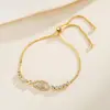 Comercio Exterior Transfronterizo Fuente Estilo Étnico Pulsera Retro Europeo y Americano Cobre Incrustado Zircón Ojo del Diablo Tejido Joyería de Pareja