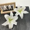 Entrega Directa de Fábrica de Flores Artificiales, Flores Falsas Premium Transfronterizas, Flores de Lirio Fragantes para Boda, Hotel, Decoración de Jardín