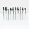 Keneng juego de 3*5mm de lima rotatoria de acero de tungsteno y aleación dura cabezal de lijado de acero de tungsteno cabezal de lijado para tallado de raíces en carpintería