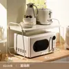 Estante de Almacenamiento para Horno Microondas de Cocina Estante para Horno Soporte de Almacenamiento para Electrodomésticos Pequeños de Hogar Encimera de Cocina Escritorio Olla Arrocera Eléctrica