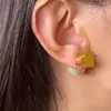 Os Novos Brincos Elegantes de Arco do Triunfo da Celi Podem Ser Separados e Usados de Múltiplas Maneiras, Apresentando Pérolas, Simples e Versáteis para o Dia a Dia, com Hastes de Prata 925