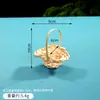 Bandeja de Chá Jogo da Velha de Bambu Estilo Chinês Prato de Lanche Doce Montanha-russa de Chá Retrô Suporte para Copo Bandeja de Mesa de Bambu