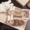 Pinza para el Cabello Grande de Pato Miffy para Mujer, Nuevo Clip Pinza para el Cabello con Corazón Lindo Girly para Flequillo