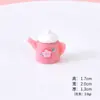 Muñeca de Casa en Miniatura Rosa de Alta Venta Muebles de Escritorio Adornos Dormitorio Sala de Estar Sofá Adornos de Resina DIY
