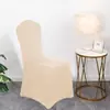 Funda Elástica para Silla, Funda Gruesa de Una Pieza Universal para Silla, Funda Blanca para Silla de Banquete, Funda Elástica para Silla, Estilo Minimalista Moderno