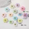Flor de Pedrería Perla Degradado Abanico Plegable Accesorios Pétalo Estampado en Caliente Pedrería DIY Accesorios para Tocados En Stock diy
