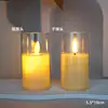 Luz de Vela Eletrônica de Simulação LED Luz de Balanço Acrílica para Decoração de Festa de Aniversário