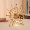 Gipsofila Estrella Rueda de la Fortuna Materiales Hechos a Mano DIY Adornos Creativos de Escritorio Luz de Noche Corazón de Niña Decoración de Habitación