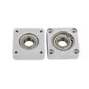 Método de montagem de alojamento de rolamento flange único rolamento único alojamento fixo liga de alumínio rolamento com alojamento BASA BFF33 6900ZZ