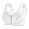 Roupa íntima fina de verão para mães, sutiãs femininos para mulheres de meia-idade e idosas, sutiãs confortáveis de tamanho grande com fecho frontal