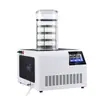 Máquina de Congelamento Rápido a Vácuo para Alimentos Congelados, Frutas e Vegetais, Máquina de Congelamento e Secagem Vertical de Bancada de Laboratório, Máquina de Liofilização de Alimentos