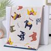 Zhiyang Tela de Gasa de Cuatro Capas Jacquard de Dibujos Animados Toalla Infantil Oso Vic Toalla Infantil Toalla Facial Pequeña Toalla para el Sudor Souvenir Al por Mayor