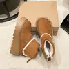 Botas de neve de sola grossa, que aumentam a altura, para mulheres, Botas estilo Martin Birkenstock, Nova coleção de inverno 2026, Forradas com fleece, quentes, Botas curtas e Sapatos de algodão oversized