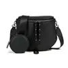 Estoque Direto da Fábrica Bolsa Sela de Couro Macio Feminina Versátil Fashionável Bolsa de Ombro Feminina Grande Capacidade Bolsa Transversal