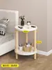 Mesita de Noche Simple Moderna Estante de Almacenamiento para Mesita de Noche de Dormitorio Mesa Lateral Pequeña para el Hogar Nuevo Gabinete de Mesita de Noche Simple de Madera Maciza
