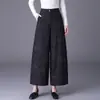 Garantía de Calidad Seda Real Elegante Madre Jacquard Pantalones de Pierna Ancha Primavera y Otoño Nuevo Estilo Nuevo Estilo Chino Pantalones Linterna de Nueve Puntos Pantalones Casuales